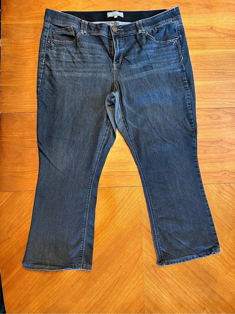 Wit & Wisdom Brittany Baby Bootcut Jeans Blue Waist 22W